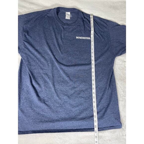 Winchester Cowboy Graphic Blue Gildan Tee XL - Picture 4 of 7